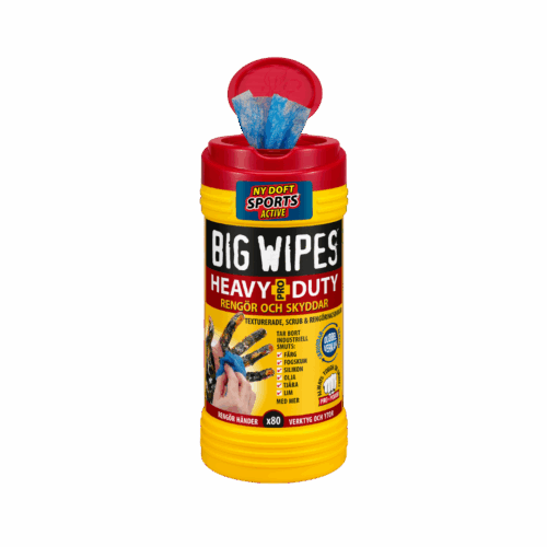 Big wipes Heavy Duty 80 Dukar_Open_Ny Doft Heavy Duty, 80 dukar.